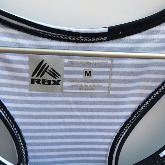 RBX black and white size medium gym tank - Picture 2 of 6
